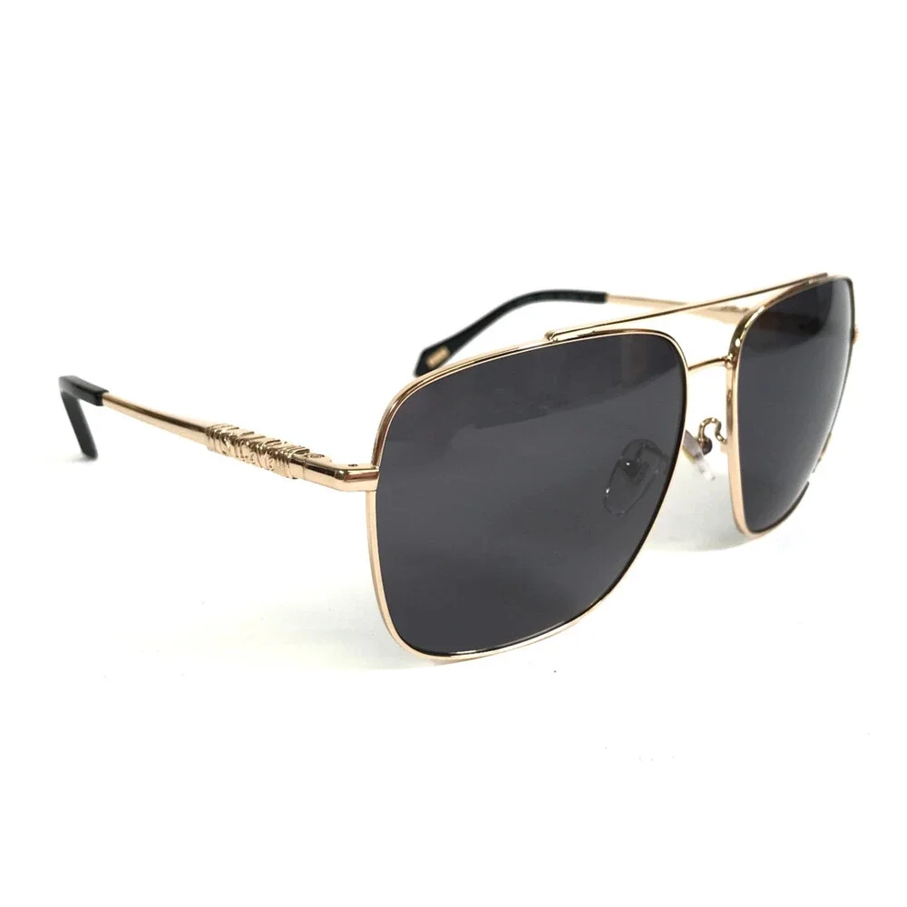 Just Cavalli Sunglasses SJC030K COL.0349 Gold Pilot Frames with Dark Gray Lenses